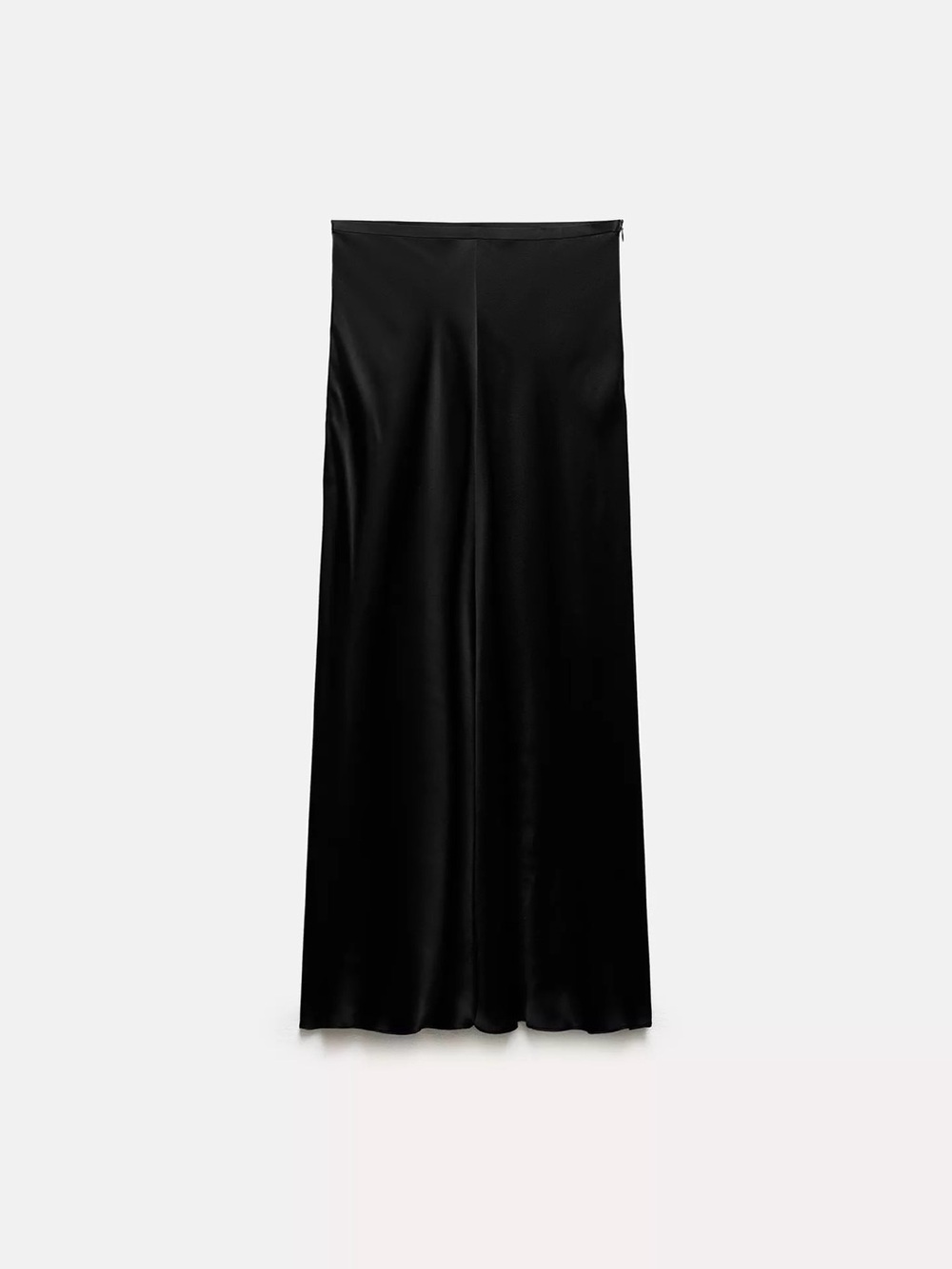 ZARA SATIN EFFECT MIDI SKIRT ZW COLLECTION